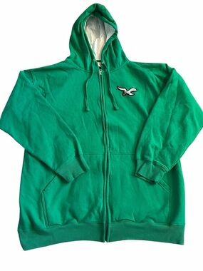 Fanatics Philadelphia Eagles Zip Hoodie Green 4XL NFL Official